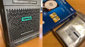 HPE ProLiant MicroServer Gen10 で RAID を組むために BIOS を更新した話